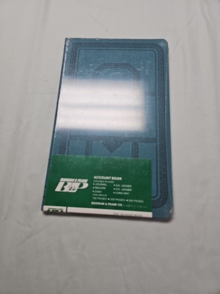 Boorum Record/Account Book NIP Journal Rule 150 Pages~LEDGER~12 1/8 x 7 5/8 NOS