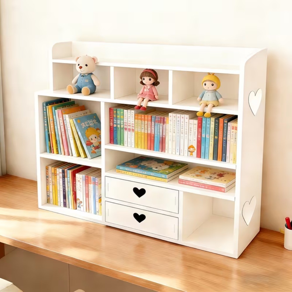 Double Layer Desk Organizer with Drawer