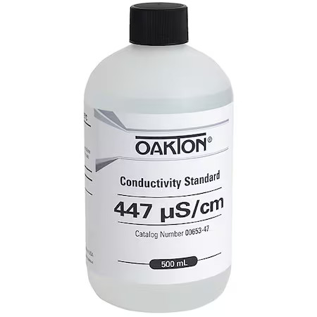 Oakton Wd-00653-47 Calibration Solution.Ec, 447 Us/Cm, 1 Pt