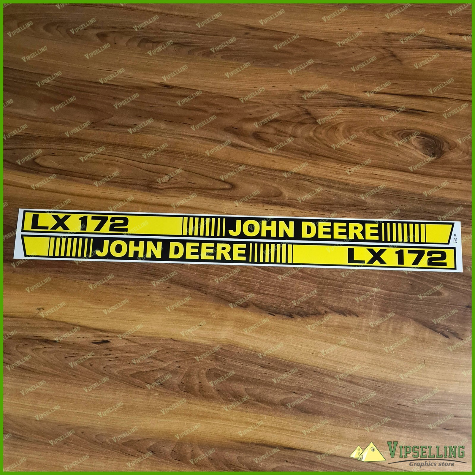 John Deere LX172 Lawn Tractor Hood Left Right Stripes Decals Stickers Lengths