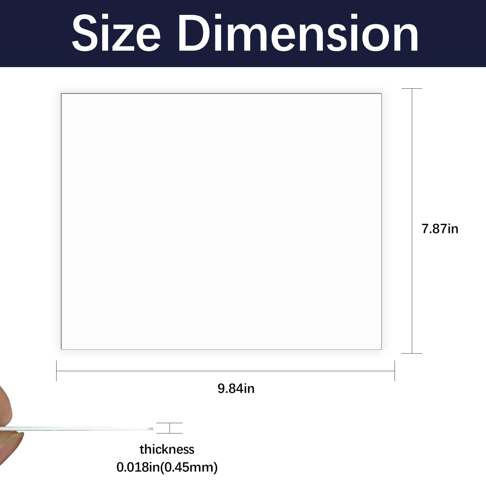 20 Pcs Sublimation 8 x 10 inches, 20 Metal Photo 20*25 cm