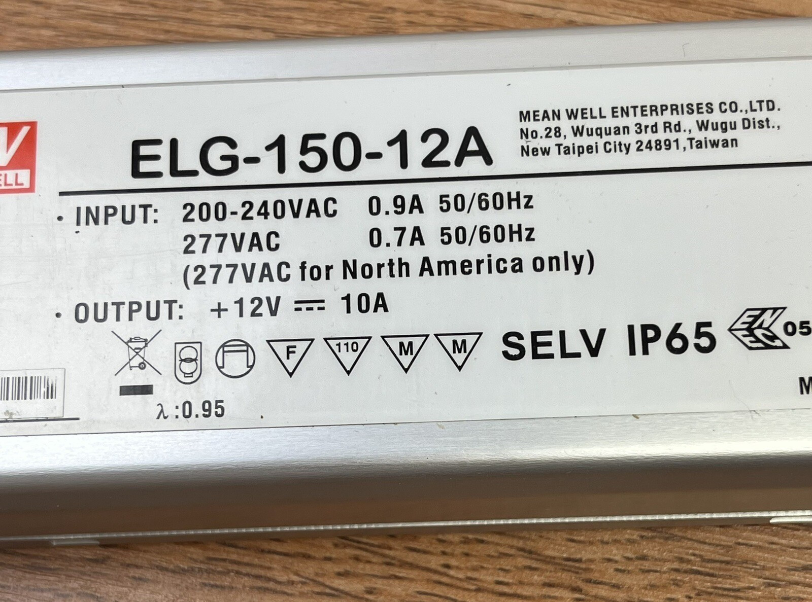 Mean Well ELG-150-12A LED AC-DC Power Supply NEW