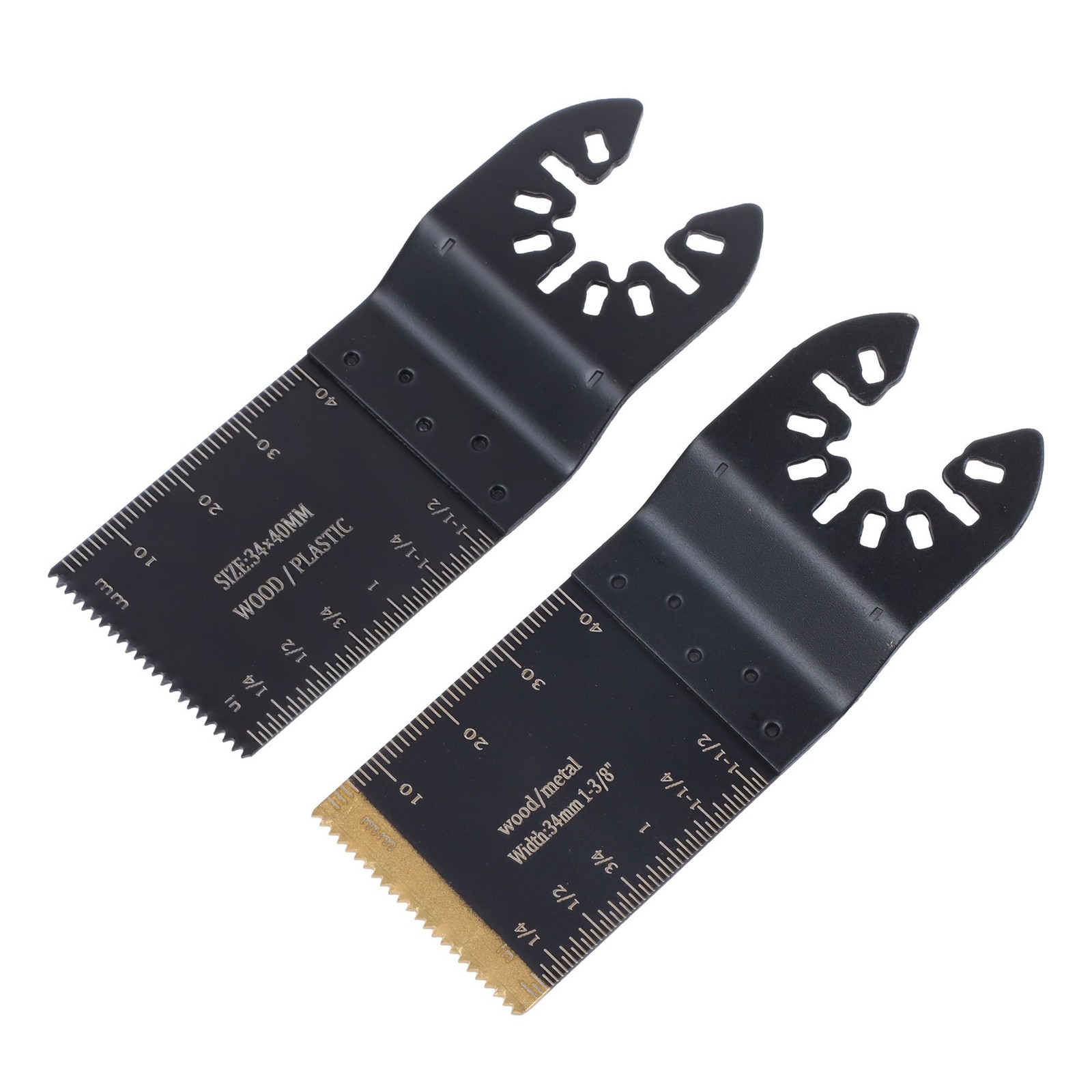 50PCS Multitool Oscillating Saw Blades Ordinary & Titanium Coated Saw Blades Kit