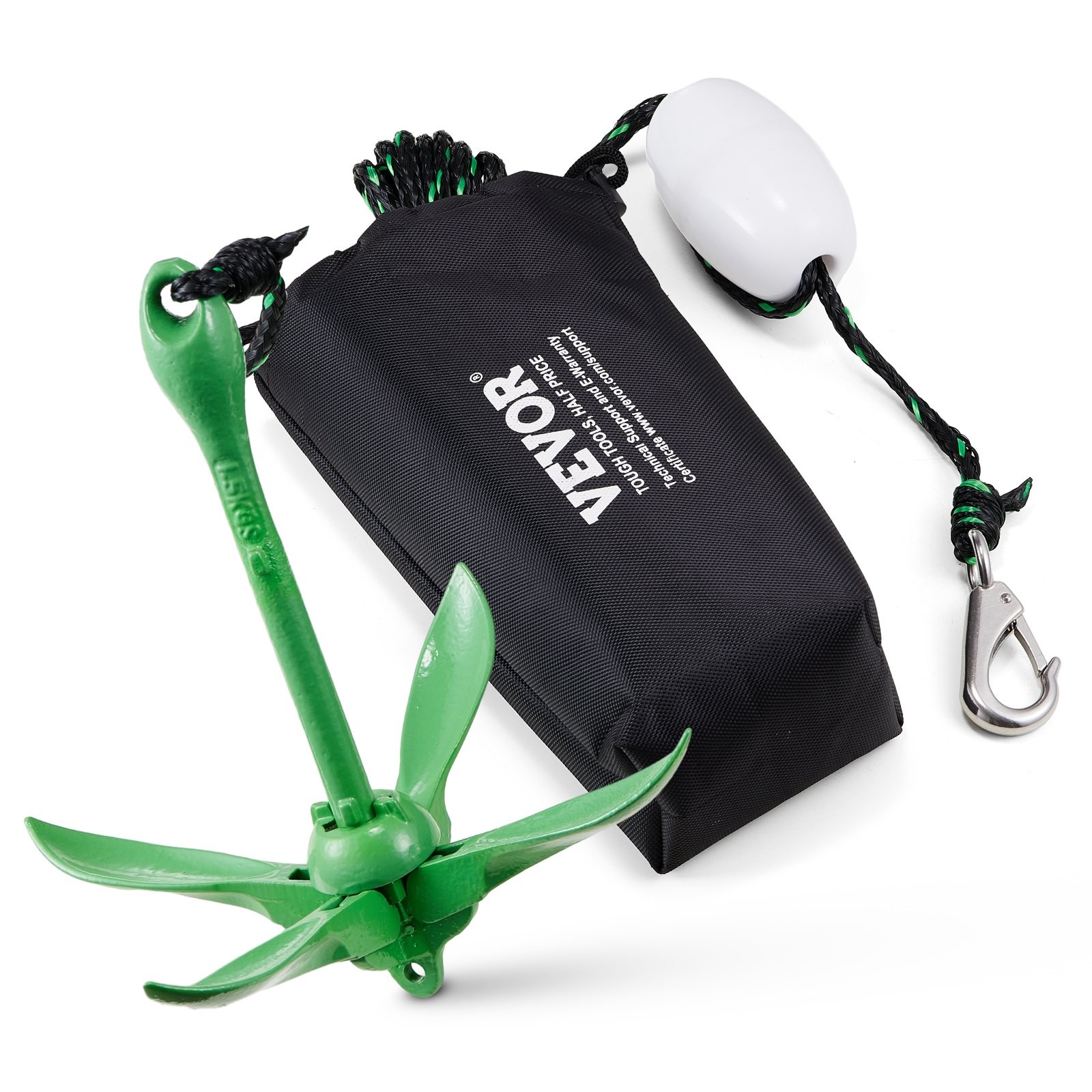 [New]Kayak Anchor Kit, 3.5 lb Paddle Board Anchor Kit with 26.2 ft/8 m Rope and