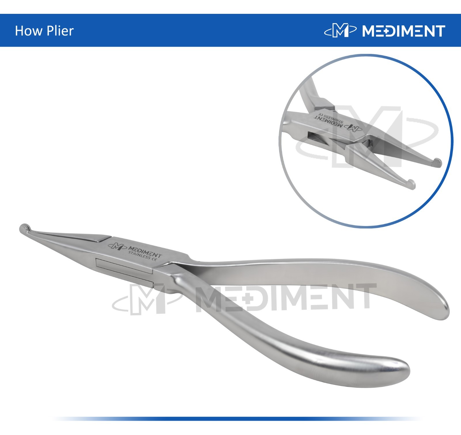 Dental Utility Forming Ortho Pliers Orthodontic Dental Instruments CE Set of 5