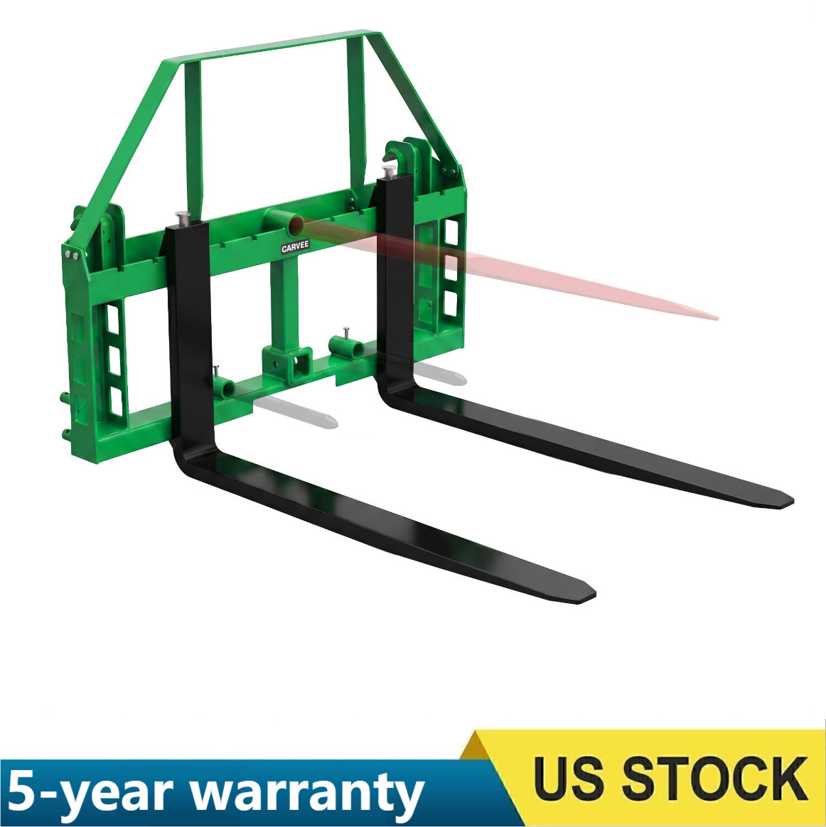 4000 LBS Pallet Fork Frame w/48″ Fork Blades JD Tractors 49″ Skid Steer Pallet