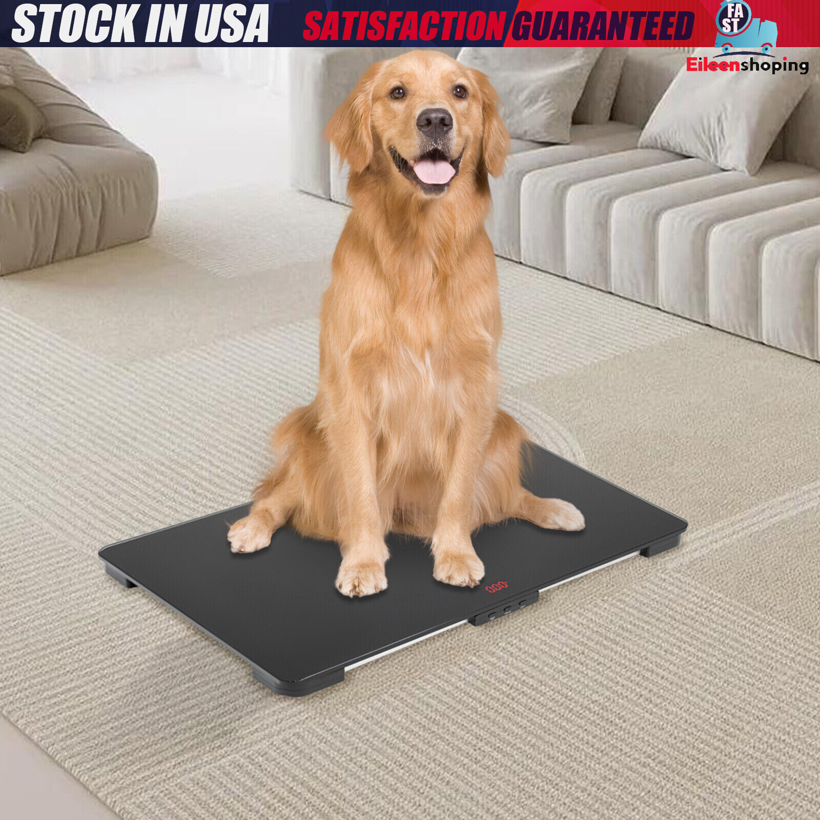 Small Pet Animal Scale G-Sensor LCD Weighing Scales for Pet Stores, Hospitals