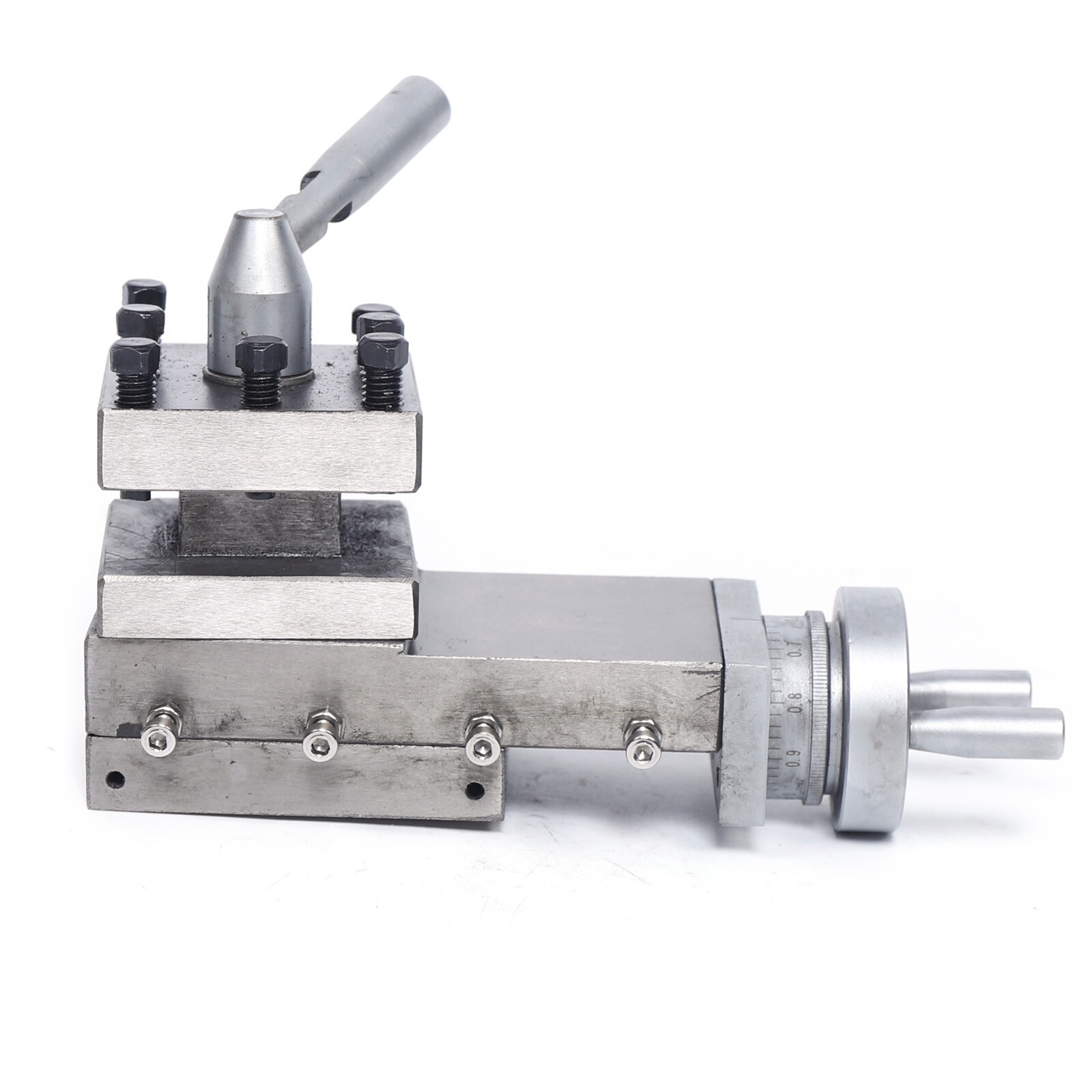 7.09″ Swing Lathe Tool Slide Compound Lathe tool holder tool post 180MM Swing US