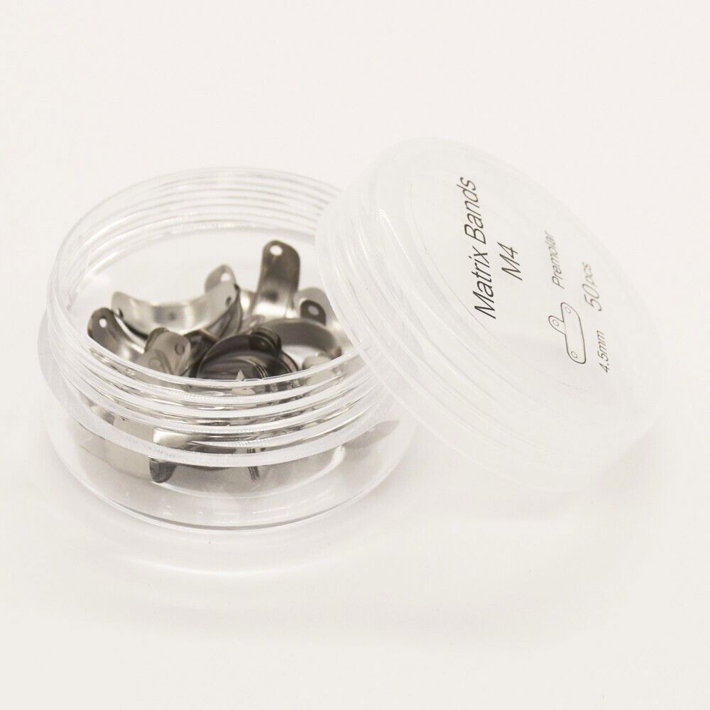 Dental Metal Matrices Sectional Molar Matrix Refill Soft Band 50 Pcs/Pack