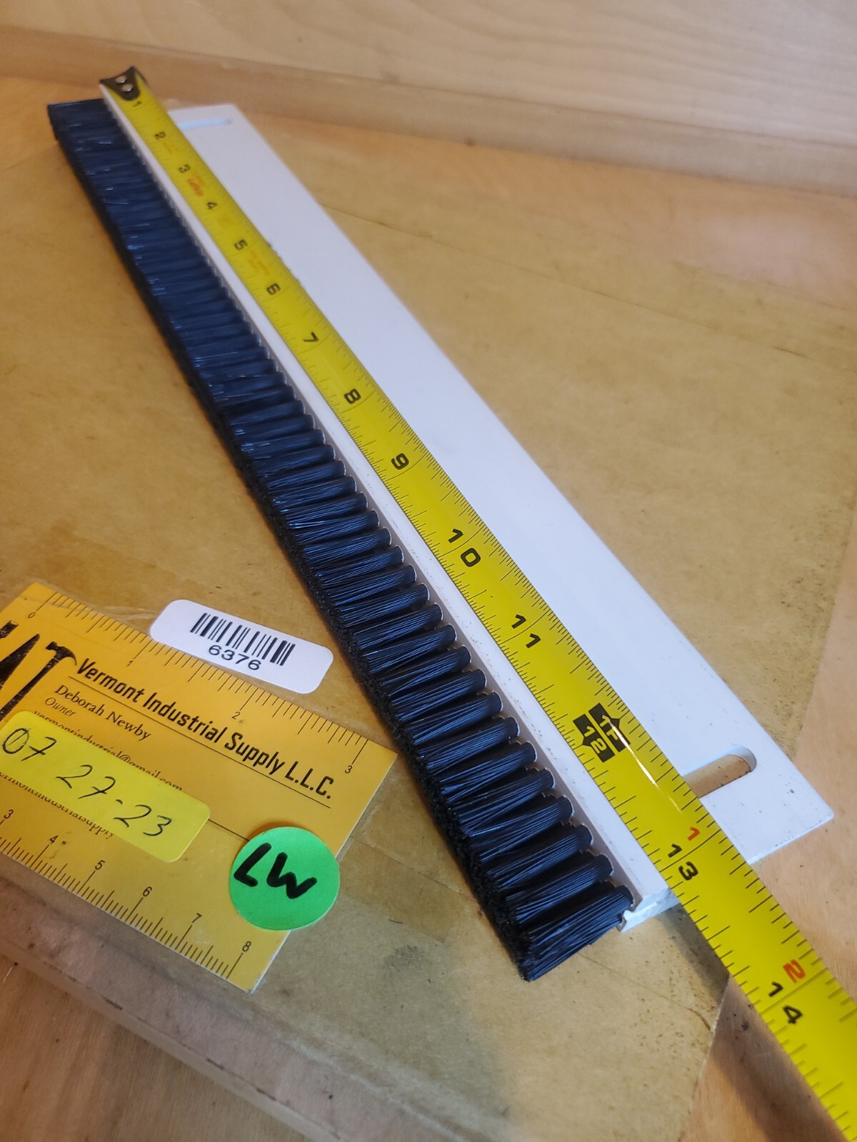 Mink-Bursten strip brush 13″ X 3/4 Bristle IN STOCK USA READY TO SHIP