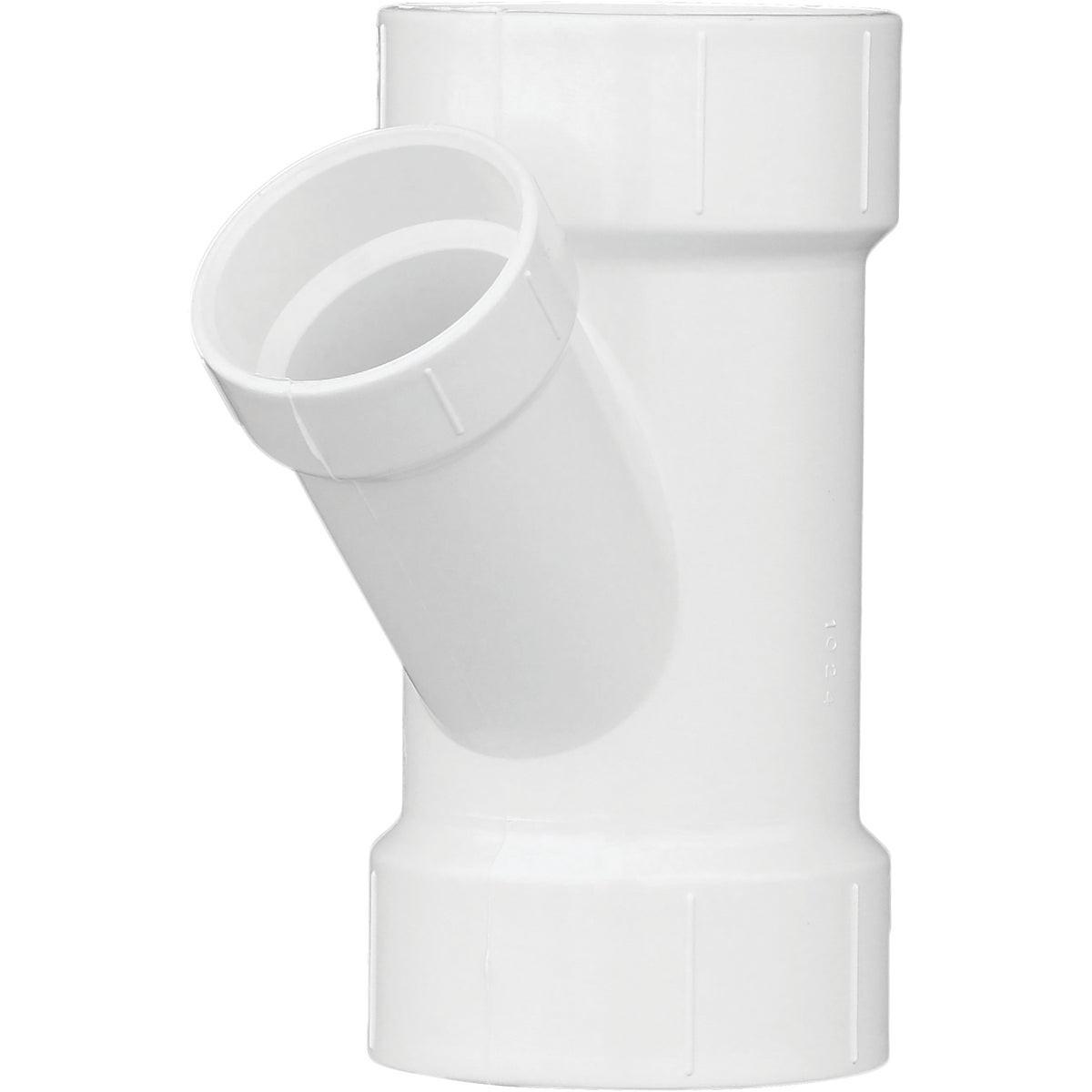 Charlotte Pipe 3 In. x 2 In. Schedule 40 DWV Reducing PVC Wye PVC 00601 1400HA