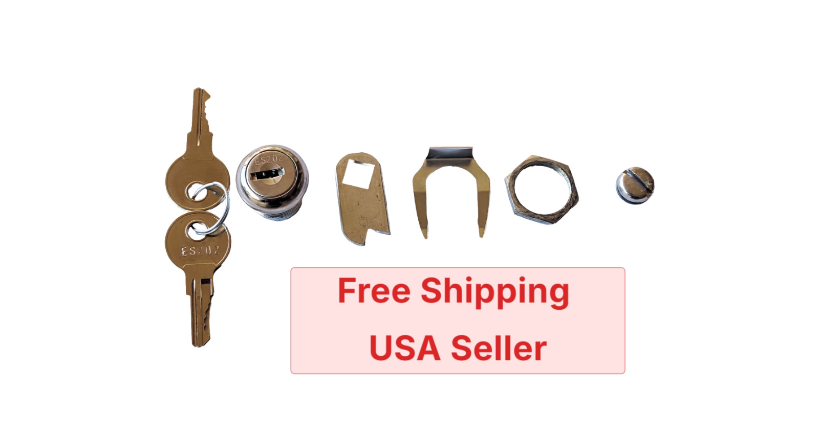 5/8″ Cylinder Cam Lock Keyed Alike ES202 Cabinet Drawer Mailbox Tool 10pk