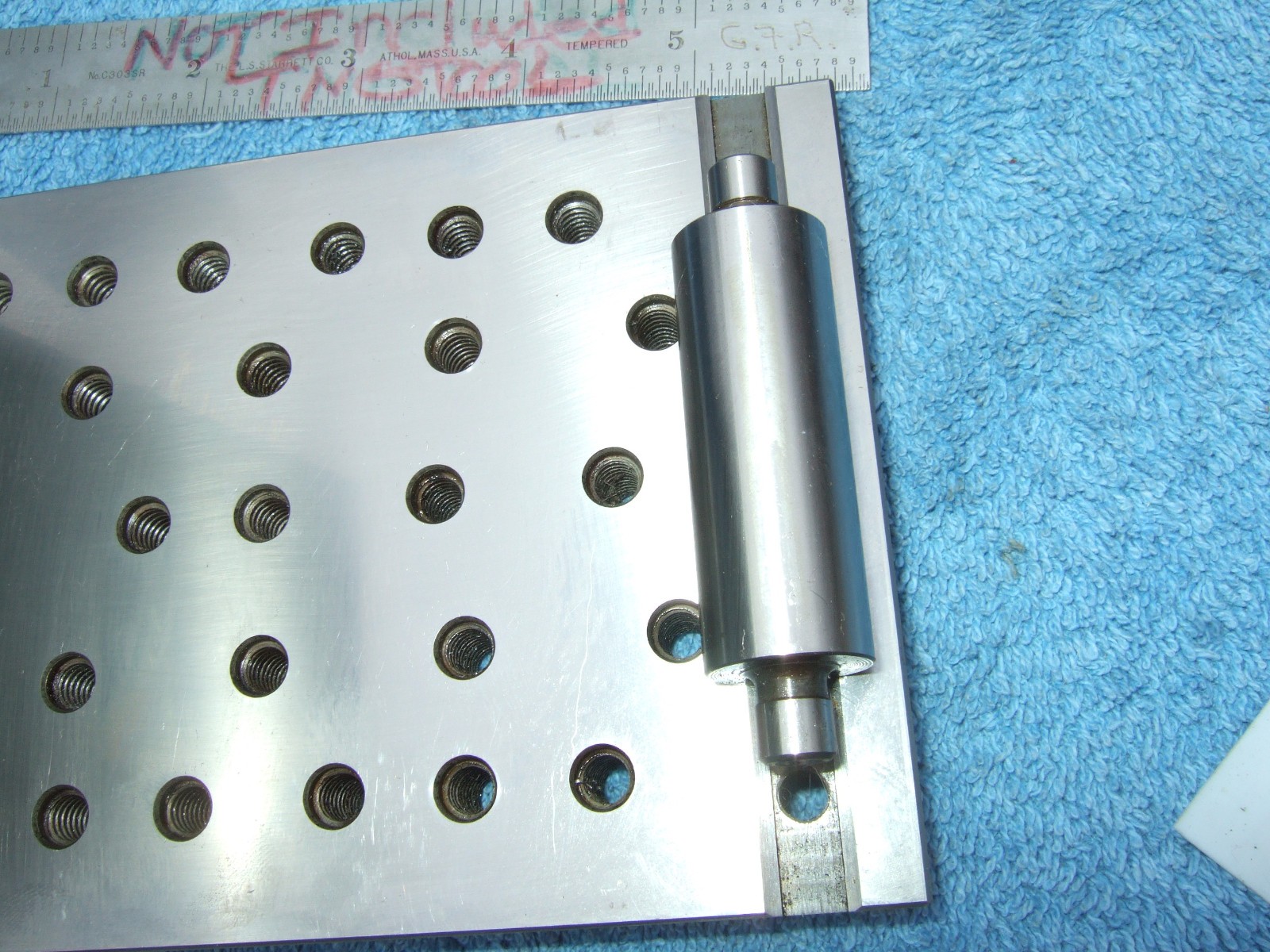 HERMANN SCHMIDT PNM4X6 Single Angle Adjustable Sine Plate Used $1150 WHEN NEW QA