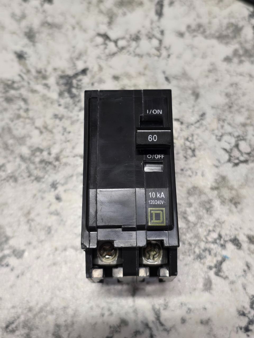 Square D QO260 / DP-4075 60 Amp 2-Pole Breaker 120/240V 10kA (New Open Box)