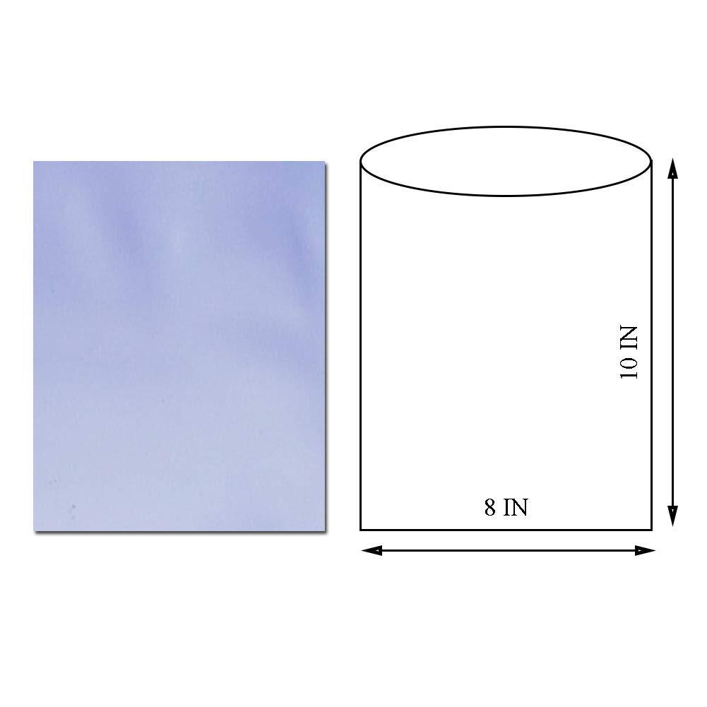 Shrink Wrap Bags Heat Shrink Wrap Pvc Material 100 Packs 8 X 10 Inches blue