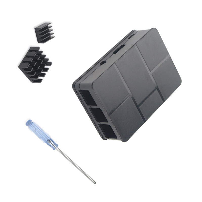 Raspberry Pi 3 Model B 512 Black ABS Case Cover Shell Enclosure Box Screwdriver