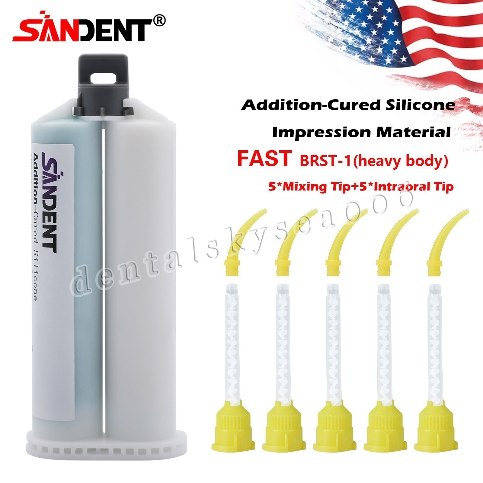 4 x Heavy Body Fast Set Dental Vinyl Polysiloxane Impression Material VPS PVS