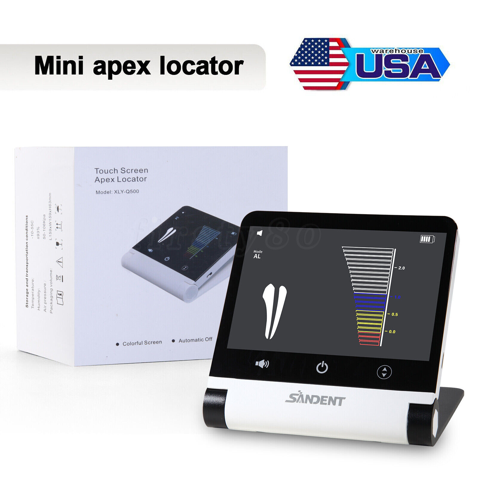 Woodpecker Style Dental Endodontic Apex Locator Root Canal Finder 4.8″ LCD