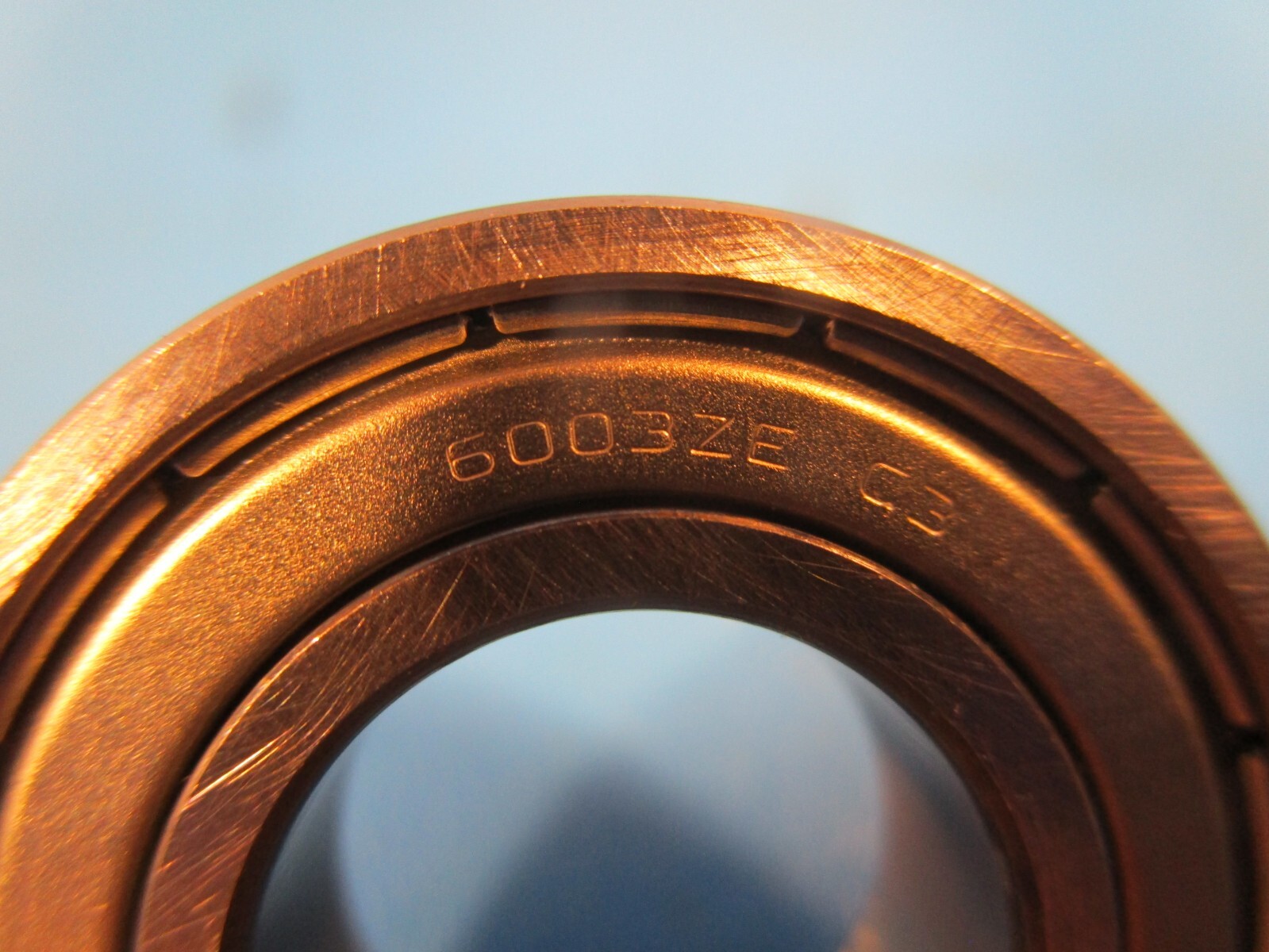 LOT OF 2 NACHI 6003 ZZE C3, Deep Groove Ball Bearing, Japan, 17 ID, 35 OD