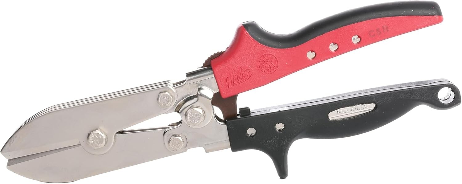 5-Blade Pipe Crimper Hand Powered HVAC Duct & Stove Pipe Repair Tool