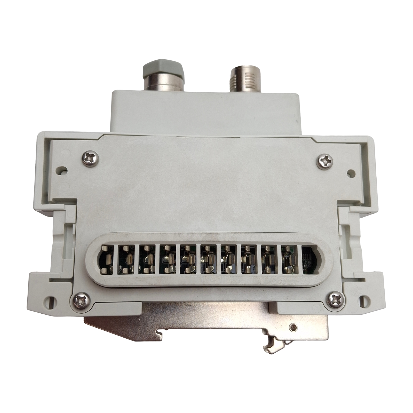 SMC EX600-ED2 Fieldbus Device End Plate, M12 5-Pin Male, 24VDC 2A, DIN Rail