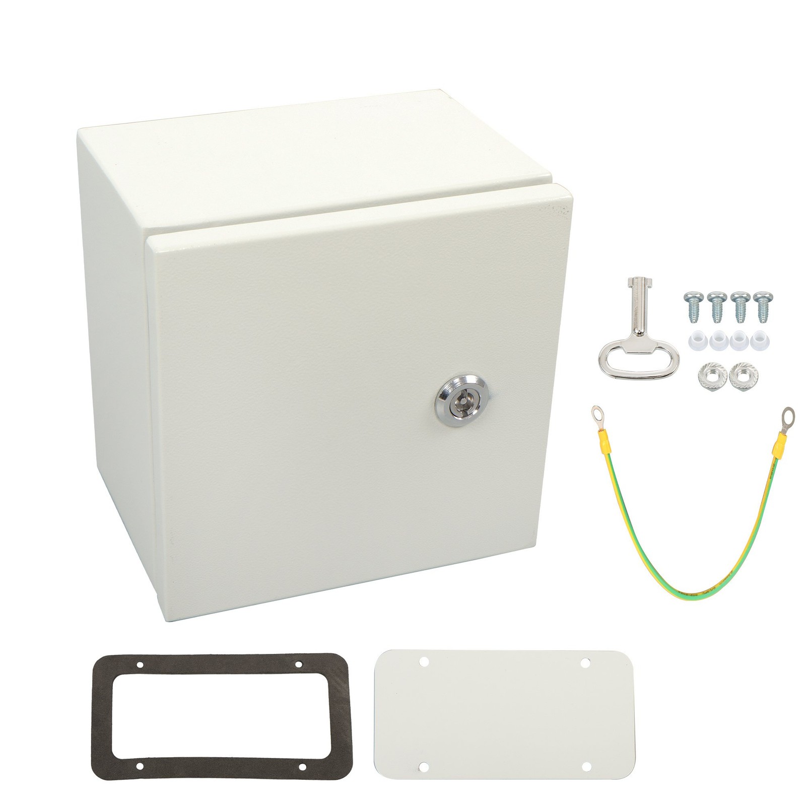 Waterproof Steel Electrical Box 8x8x6″ NEMA 4X Rated, IP65 Outdoor Junction Box