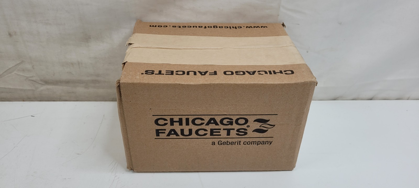 Chicago Faucets 625-ABCP Double Foot Pedal Valve Floor Mount Hot Cold Chrome