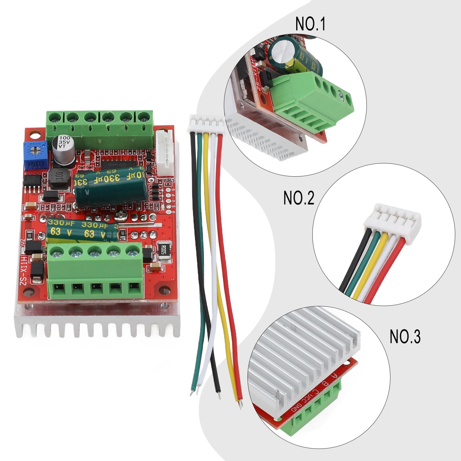 Motor Controller Brushless Replacement 400W Brushless Motor Controller