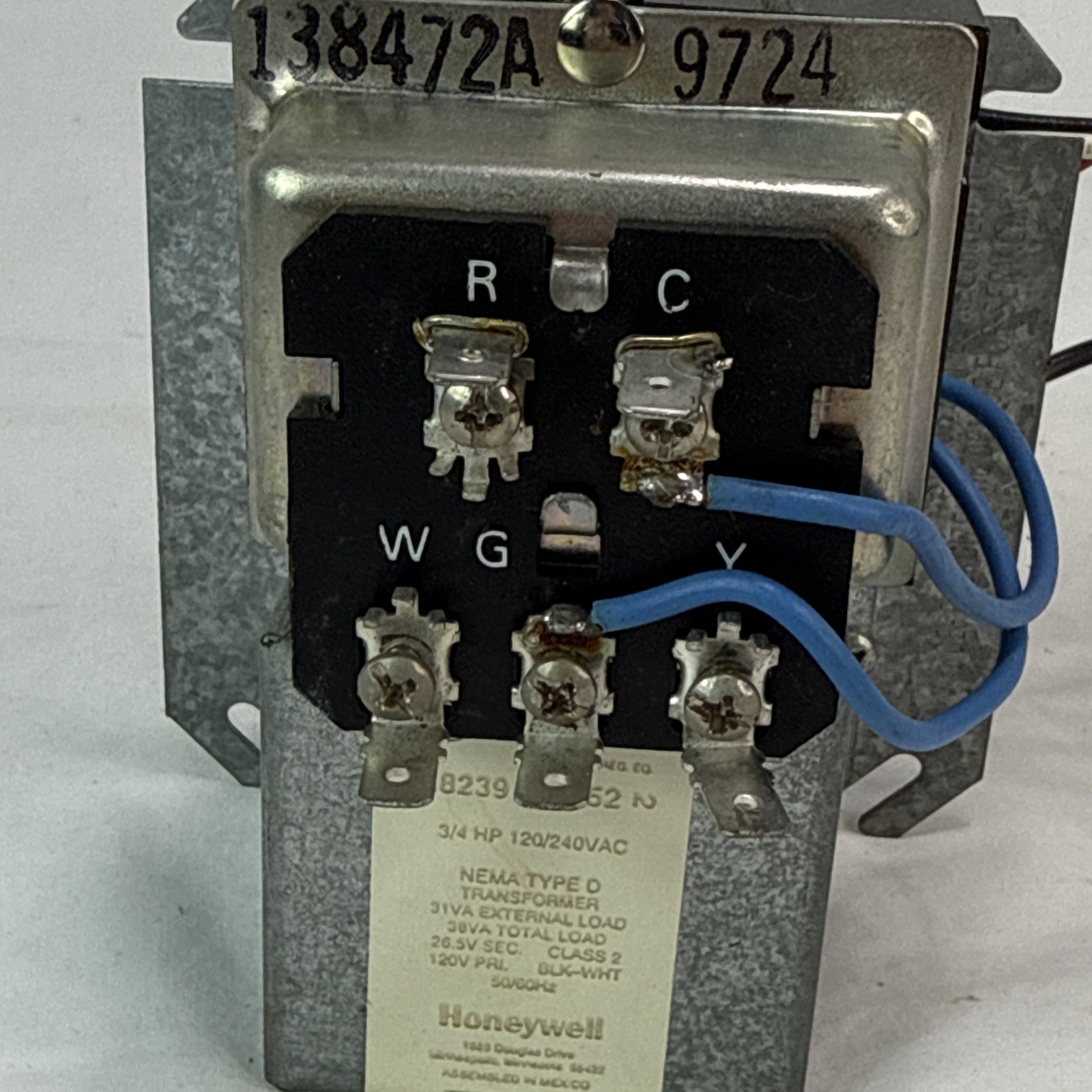 Honeywell TradeLine Fan Center R8239 A 1052 Preowned Good Condition