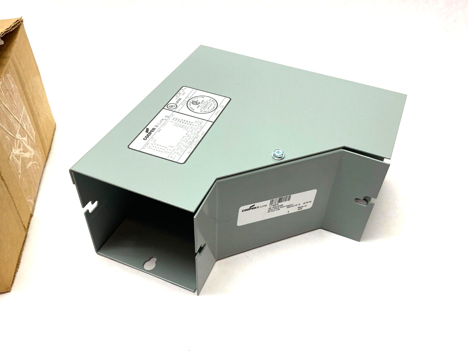Cooper B-Line 44HSLSIDE Wireway Elbow Hinge Screw Cover 90-Degree Side Opening