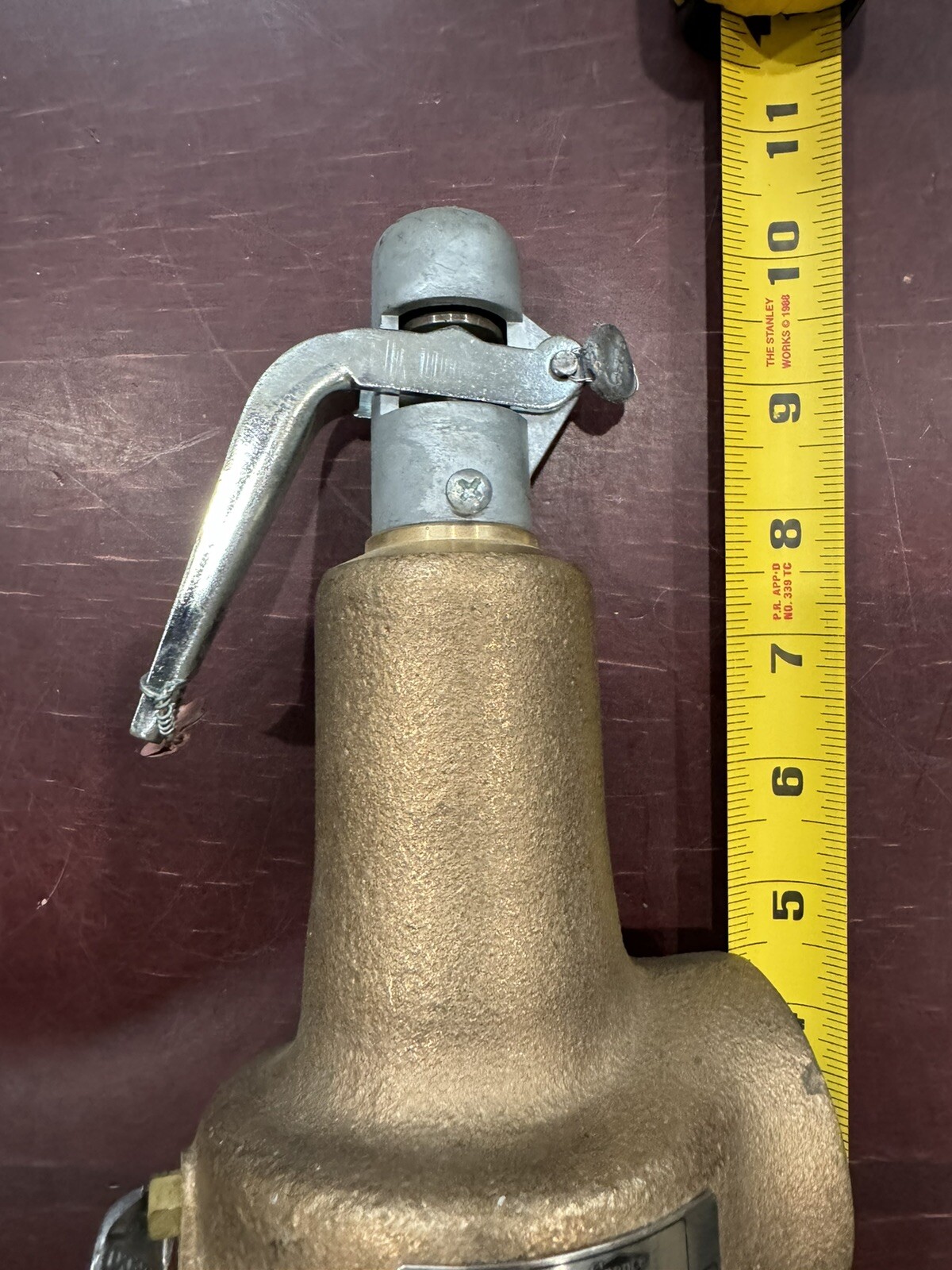 1.25 in x 2 in Steam Pressure Relief Valve Spence Engineering