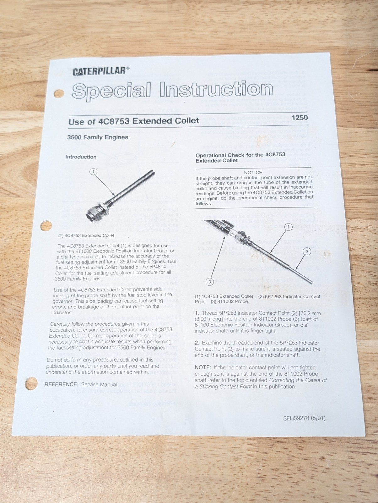 Caterpillar CAT 9U5132 Fuel System Setting And Timing Tool Group Set