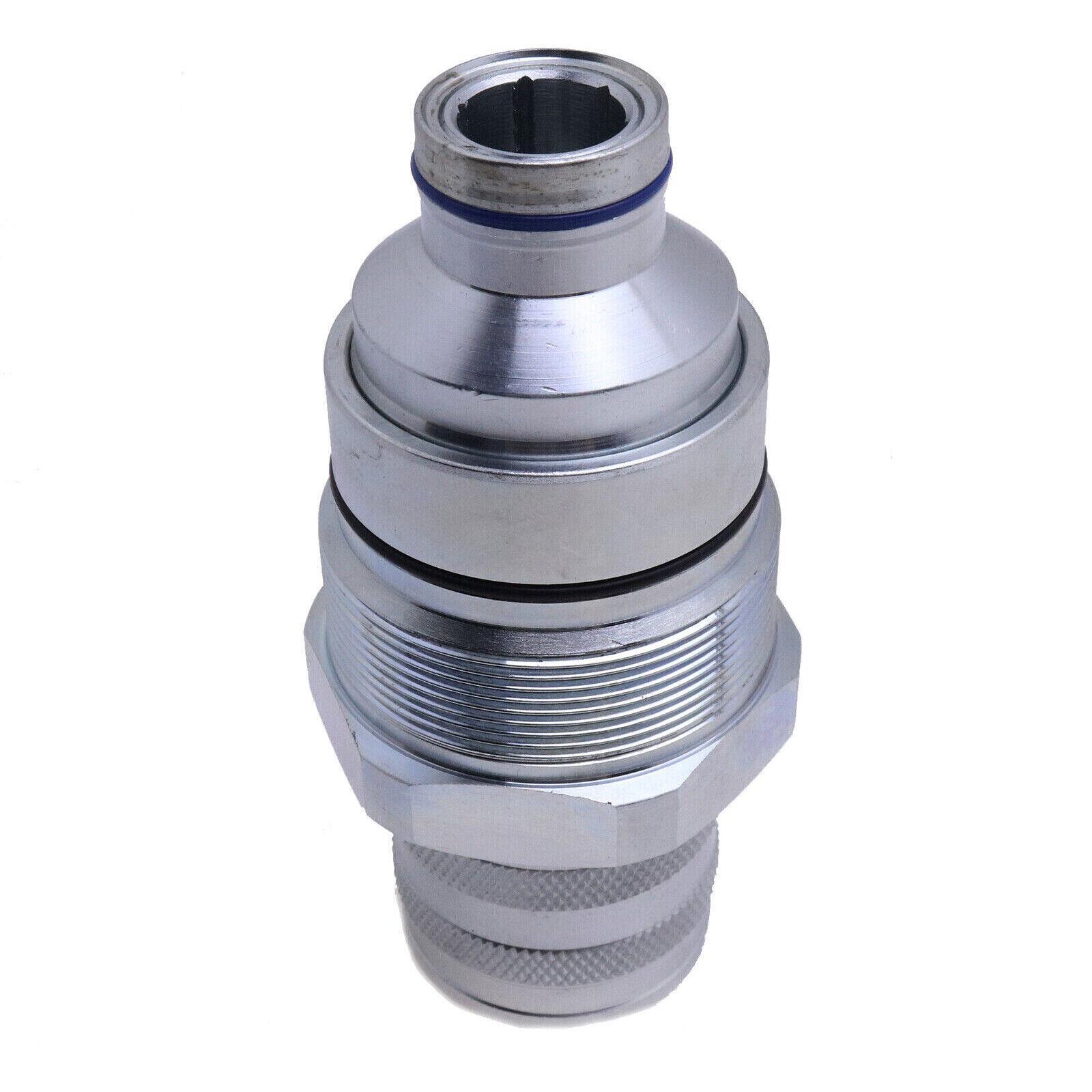 Male & Female Flat Face Coupler Kit AT406474 AT406475 For John Deere 320E 323E