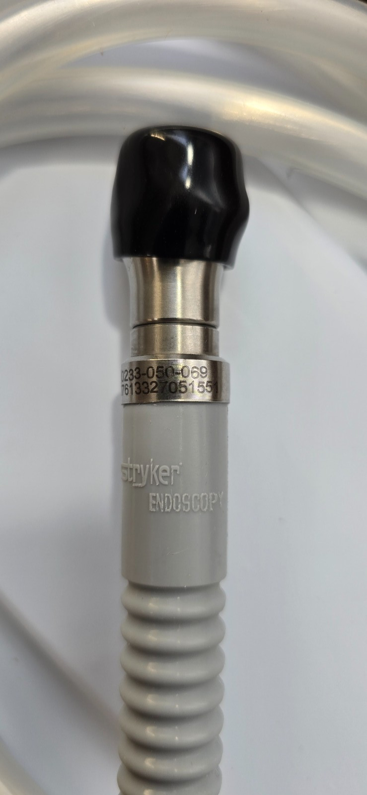 Stryker 0233-050-069 Snap-On Fiber Optic Light Cable 5.0mm x 10ft