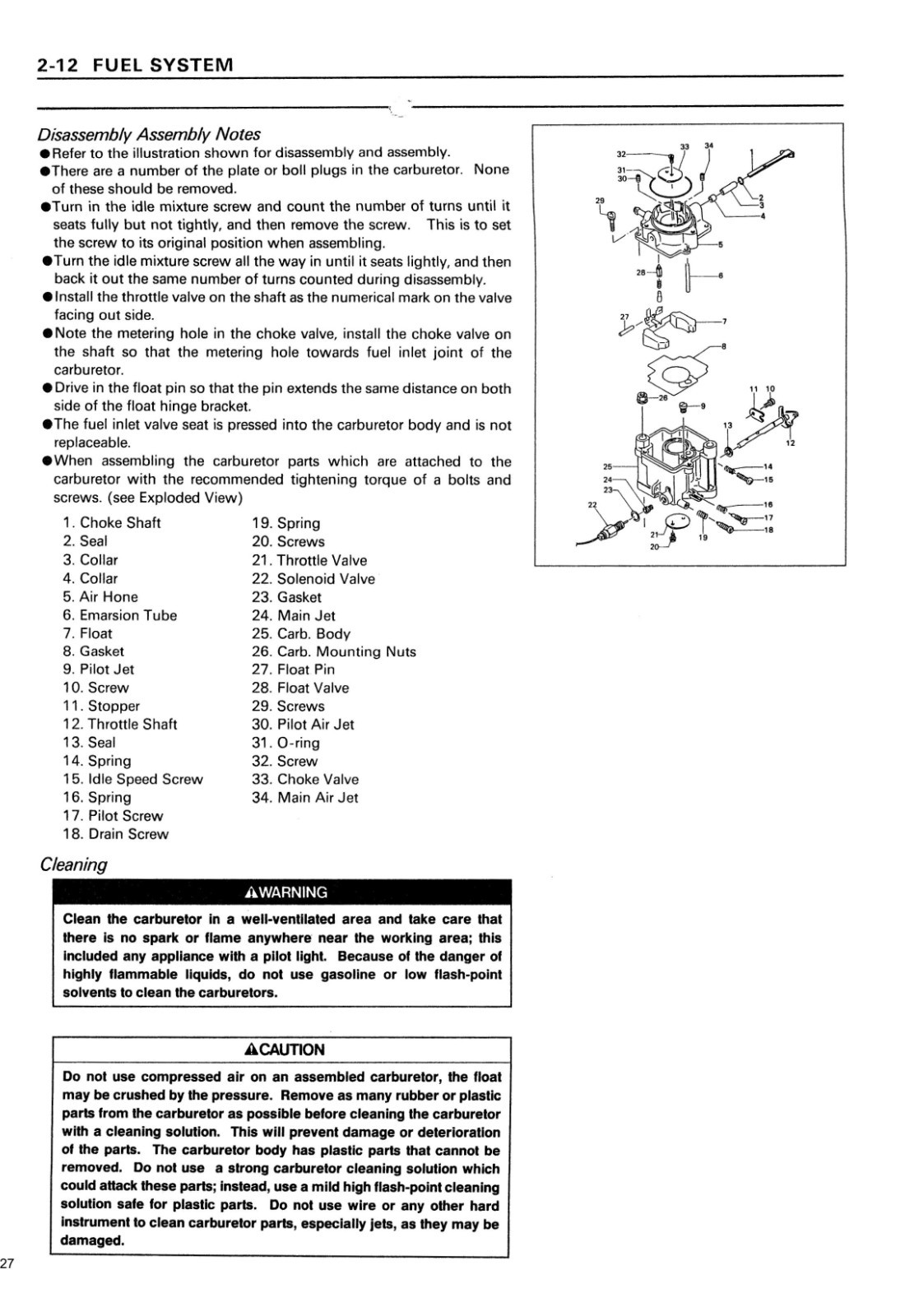 FD620D FD661D ENGINE SERVICE MANUAL FITS KAWASAKI V-TWIN 20HP + SUPPLEMENT FD661