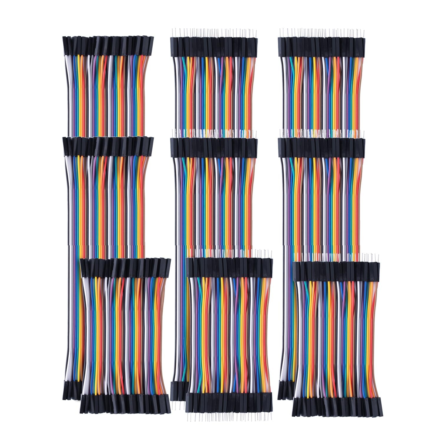 360 PCS Breadboard Jumper Wires Kit Male Female 10cm 20cm 30cm For Arduino