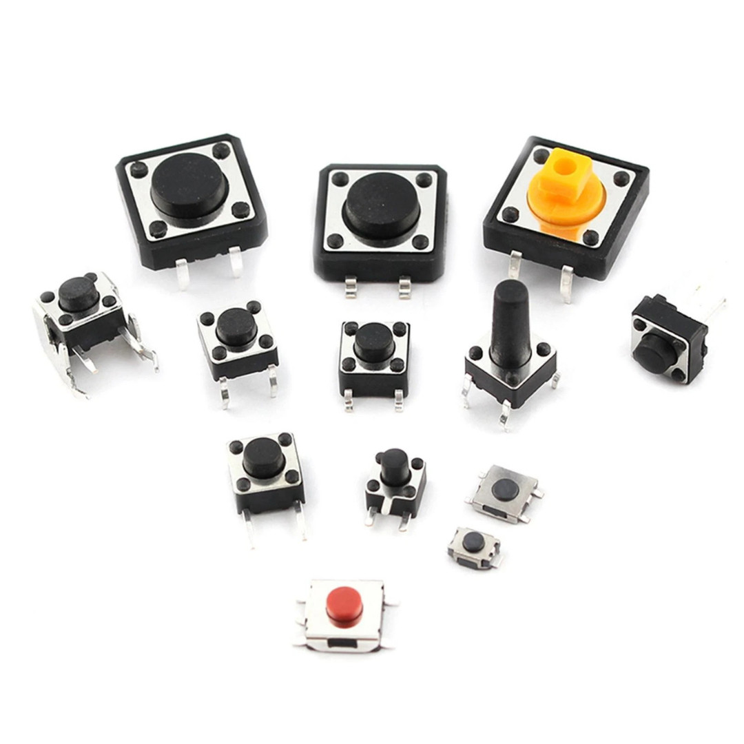 Practical Assorted Kits Micro Switch Push Tact Button ON/OFF Touch Button Switch