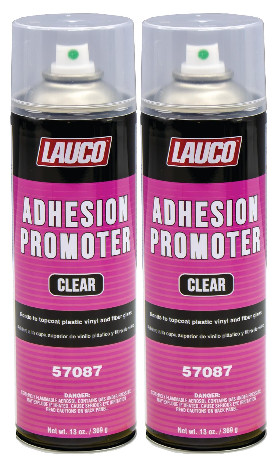 LAUCO Automotive Adhesion Promoter 13 oz Spray Can (57087) – Pack of 2 – Use on