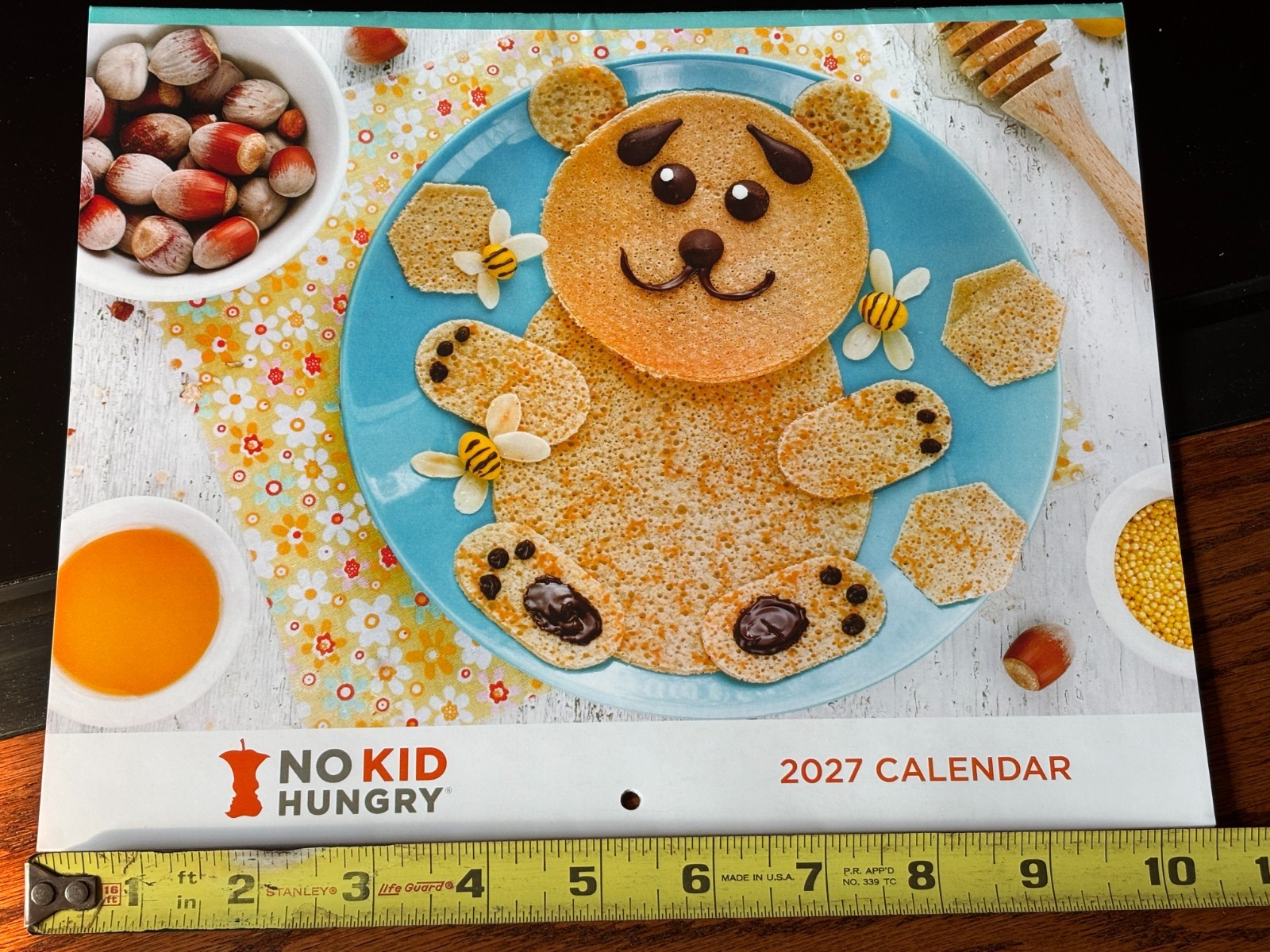 No Kid Hungry – 2027 – 16-Month WALL Calendar – Darling Kid Food Fotos!