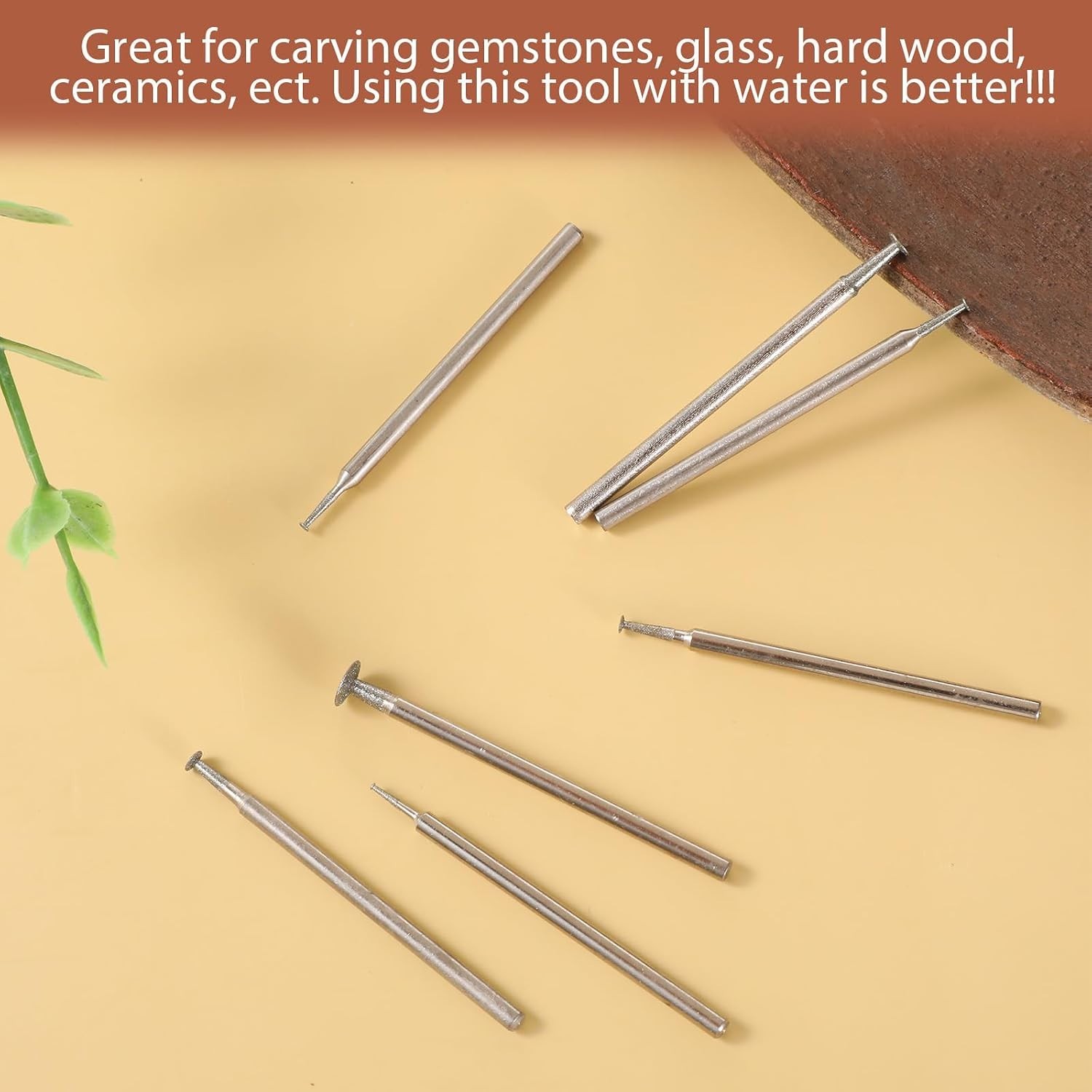 High-Speed Steel Diamond Burs Set – 13 Bowl Shape Bits for Jewelry & Stone Work