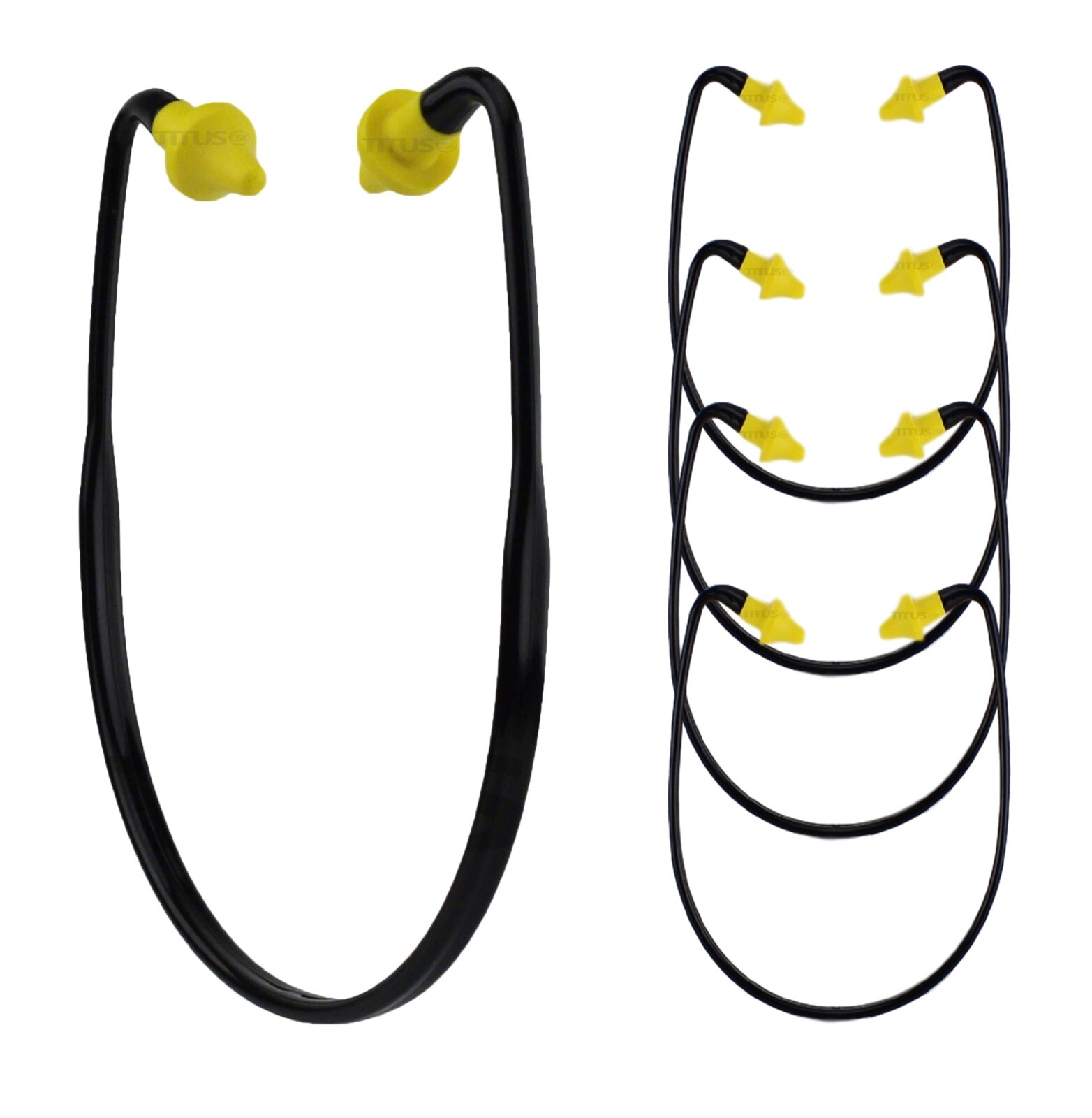 TITUS U-Band – Over Ear 22 Decibel Reusable Banded Ear Plugs