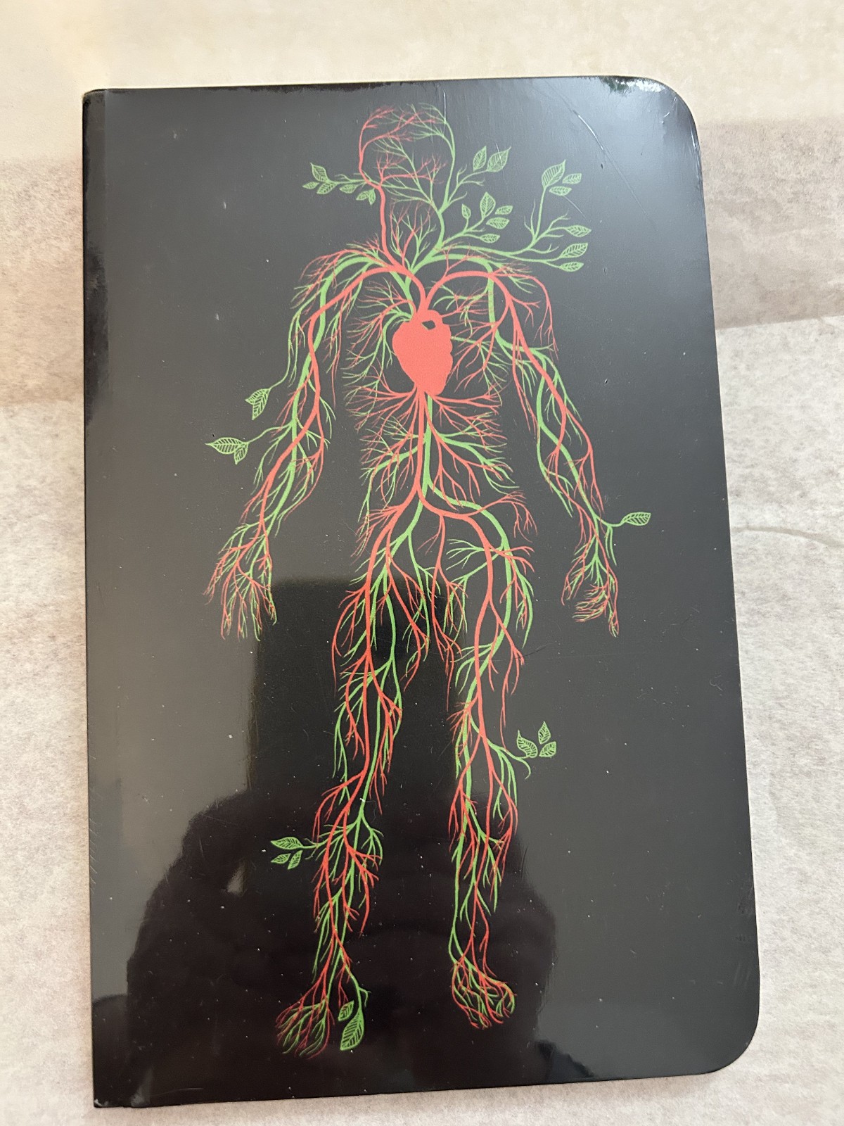 Anatomy Circulatory System Cover blank book journal, note book, copy book
