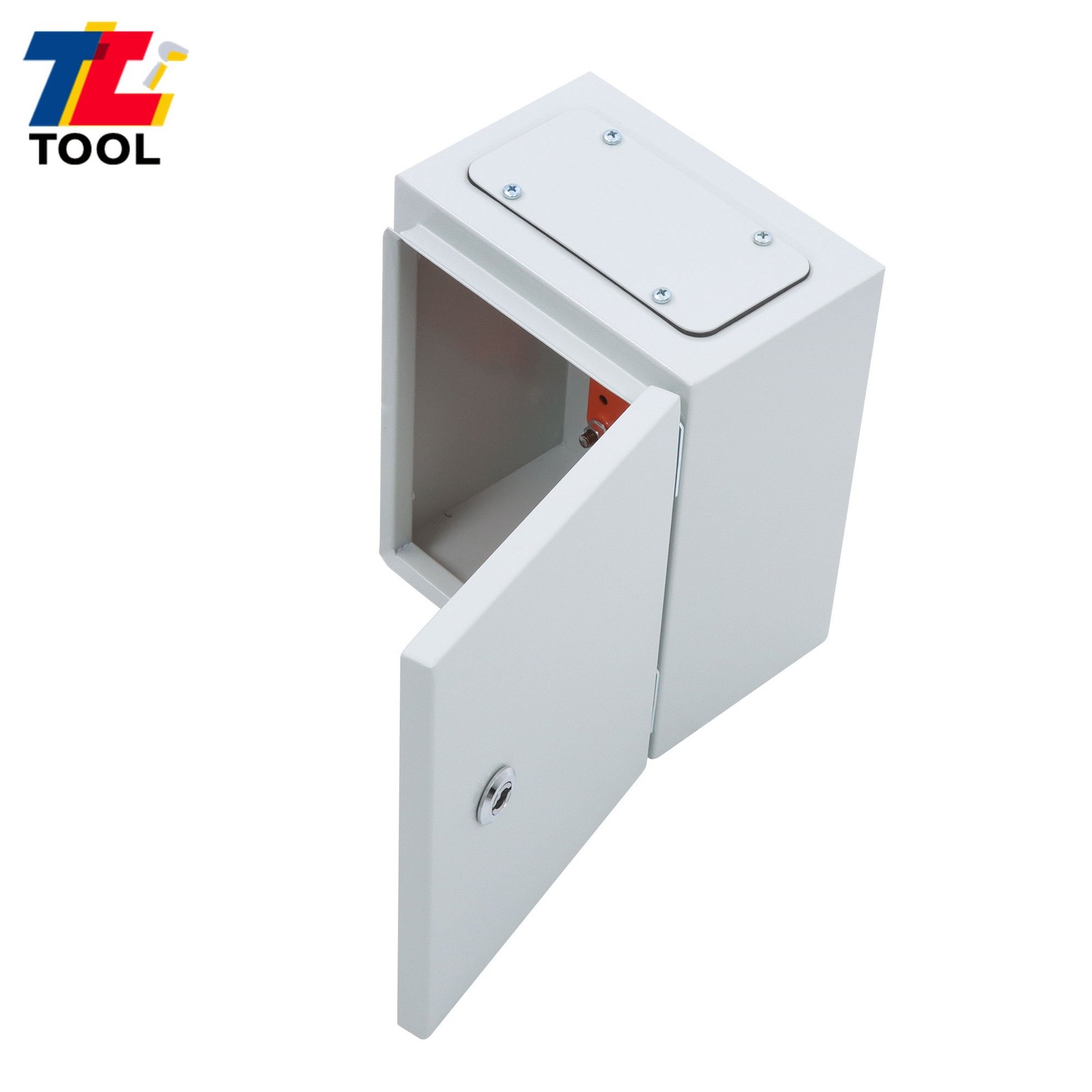 10x8x6″ Carbon Steel Electrical Box, IP65 Waterproof NEMA 4X Rated, Heavy-Duty