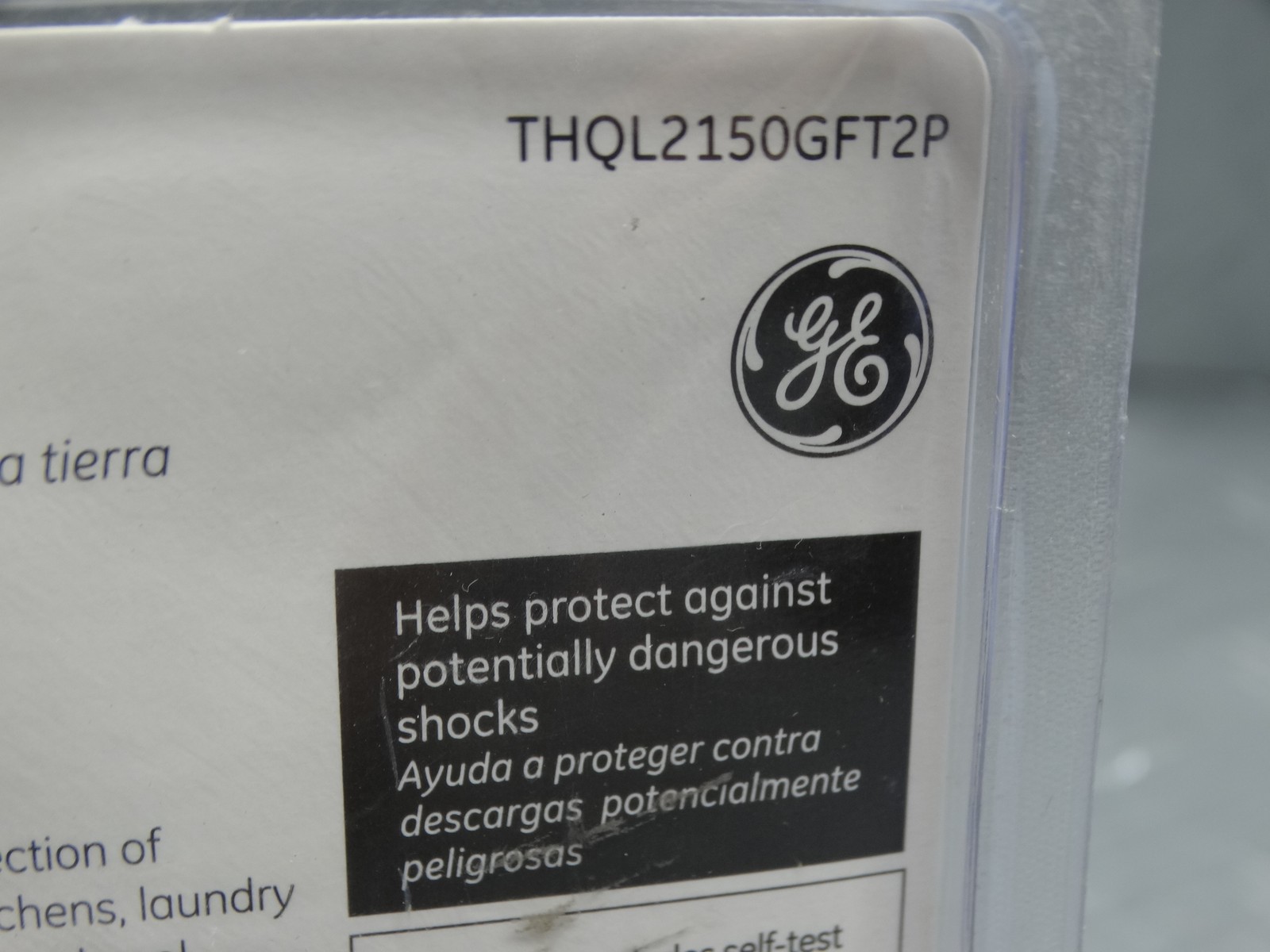 GE 50 Amp 240-Volts Double Pole Ground Fault Breaker with Self-Test