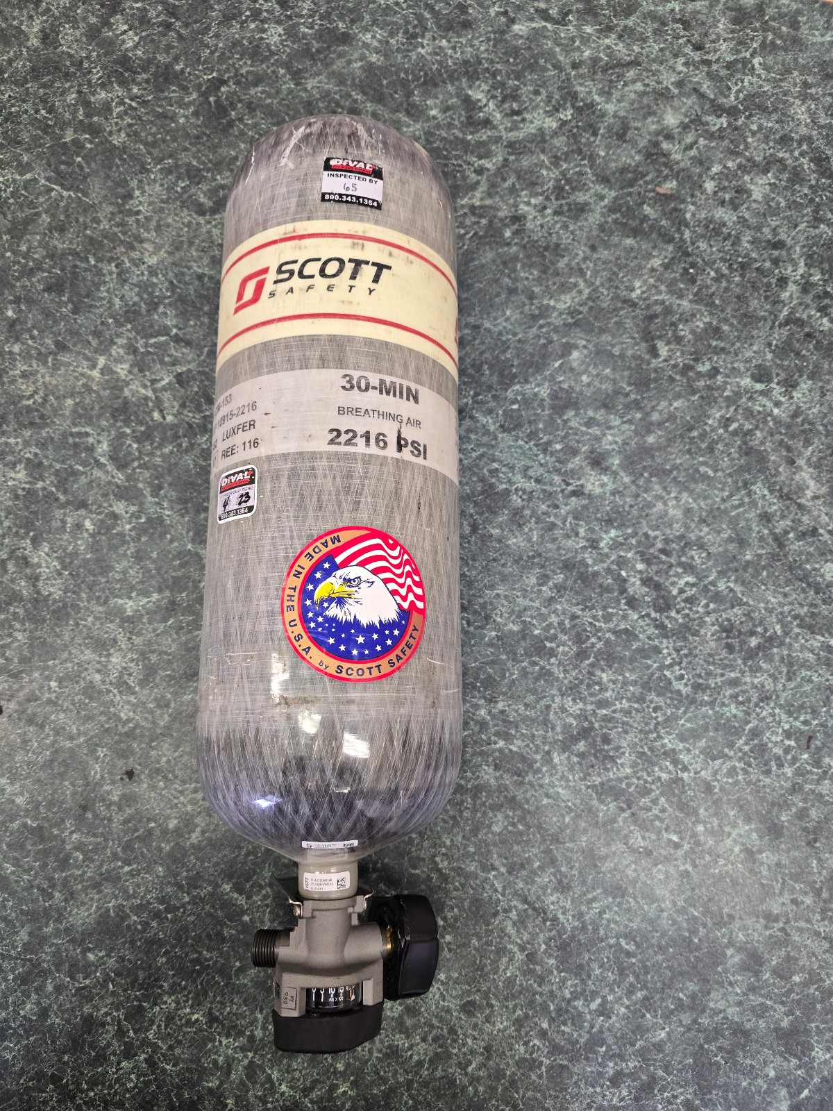 2017 SCOTT 30 min 2216 psi SCBA CARBON FIBER