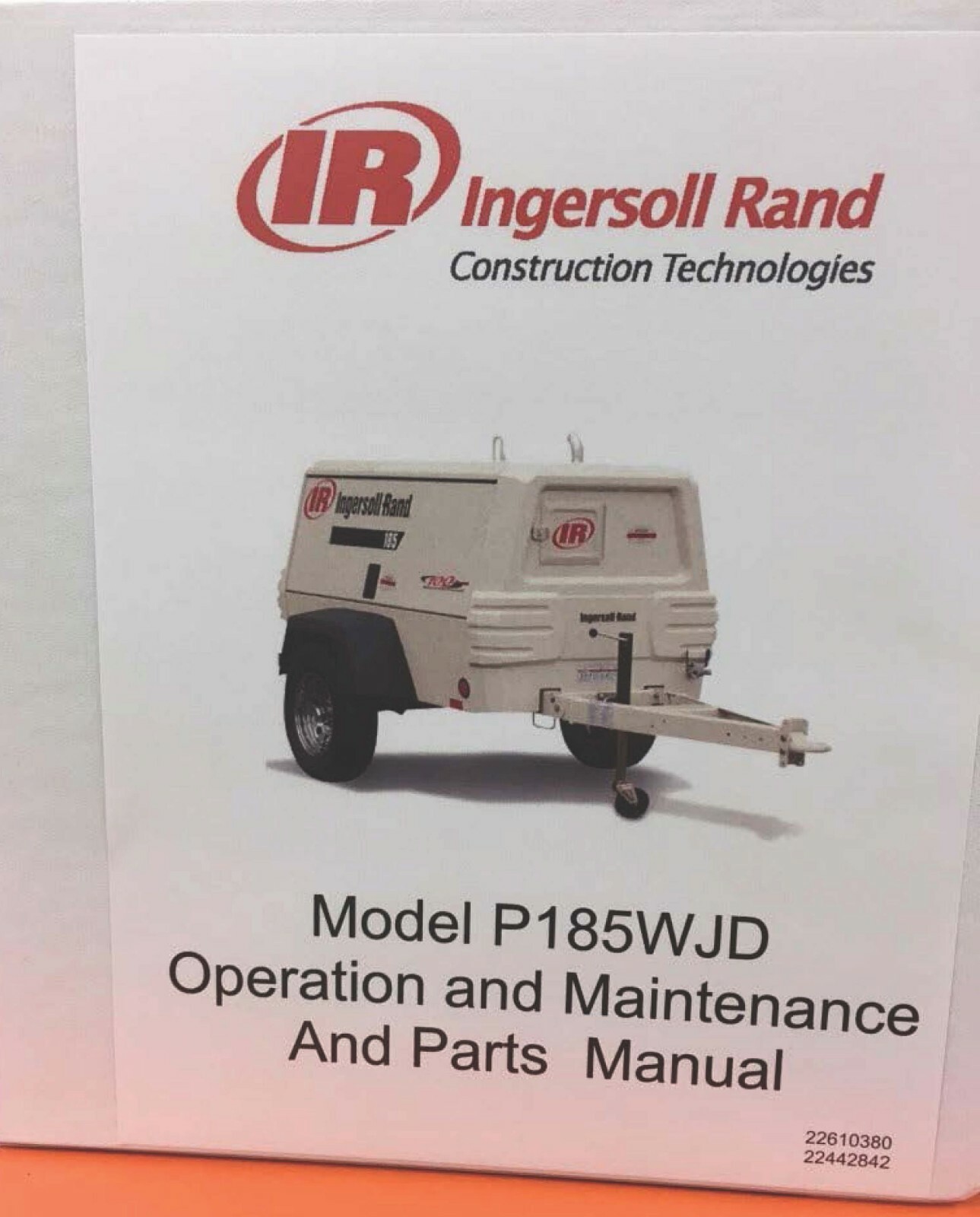Ingersoll Rand P185WJD Air Compressor Manual