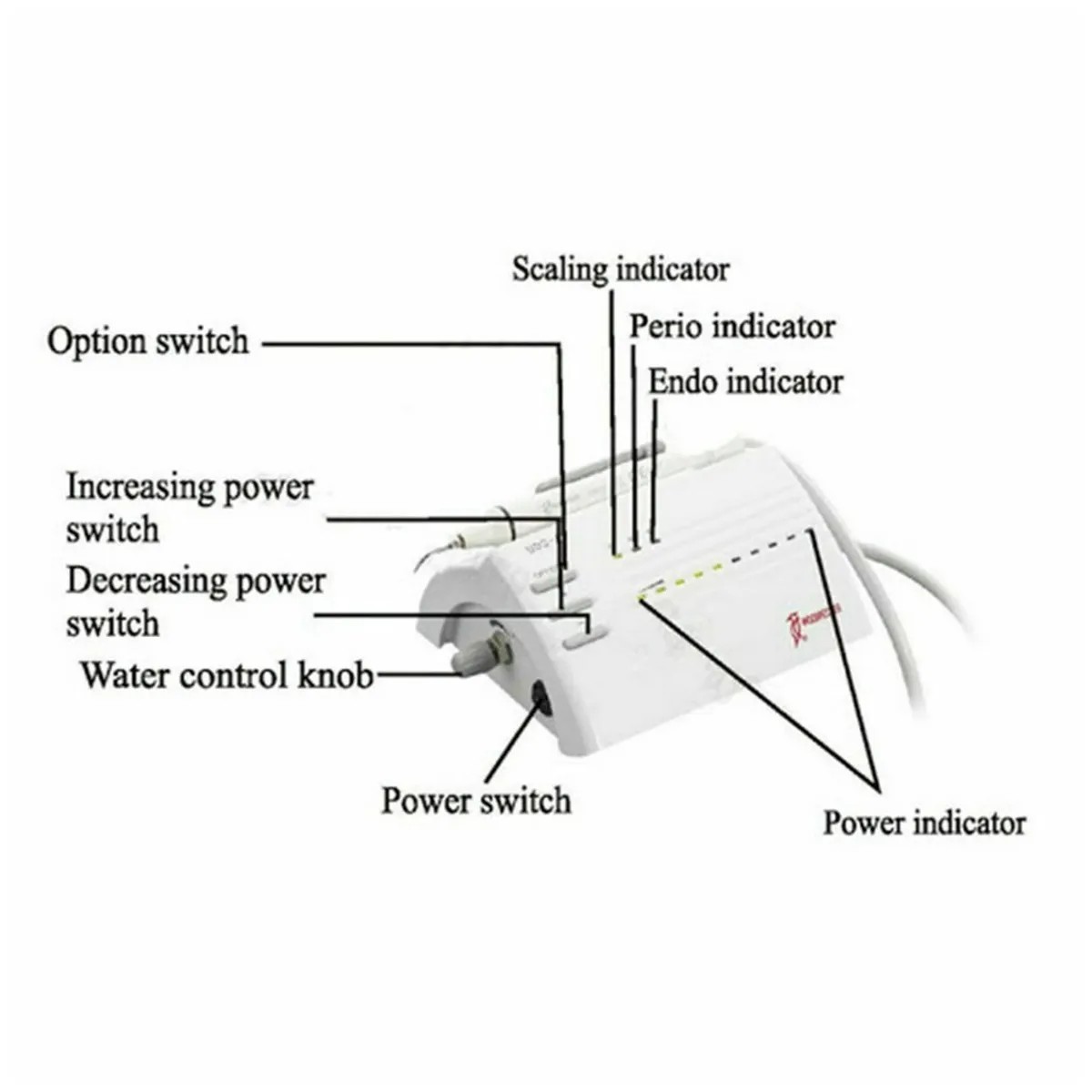 UDS-P Ultrasonic Scaler (With 5 periodontal Tips and 1 Endodontic Tip)