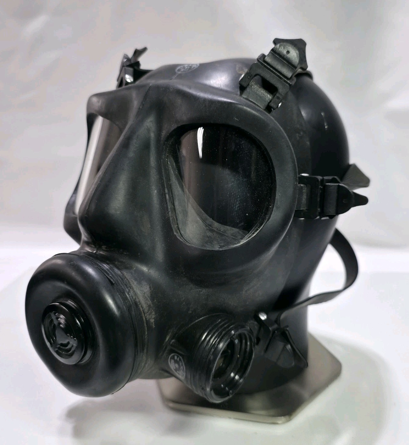 Turkish Military SR10-ST Gas Mask-Respirator MKEK 2003 +Straw w/Filter+Carry Bag