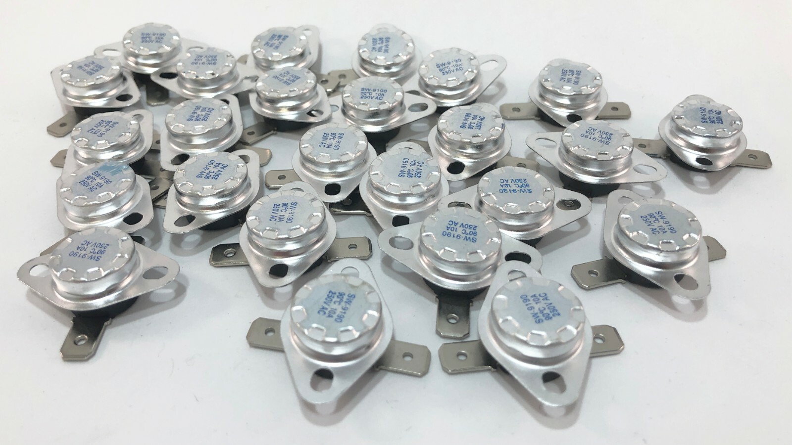 4x KSD301 NORMALLY CLOSE NC 90°C 194°F Thermostat Temperature Thermal Switch 10A
