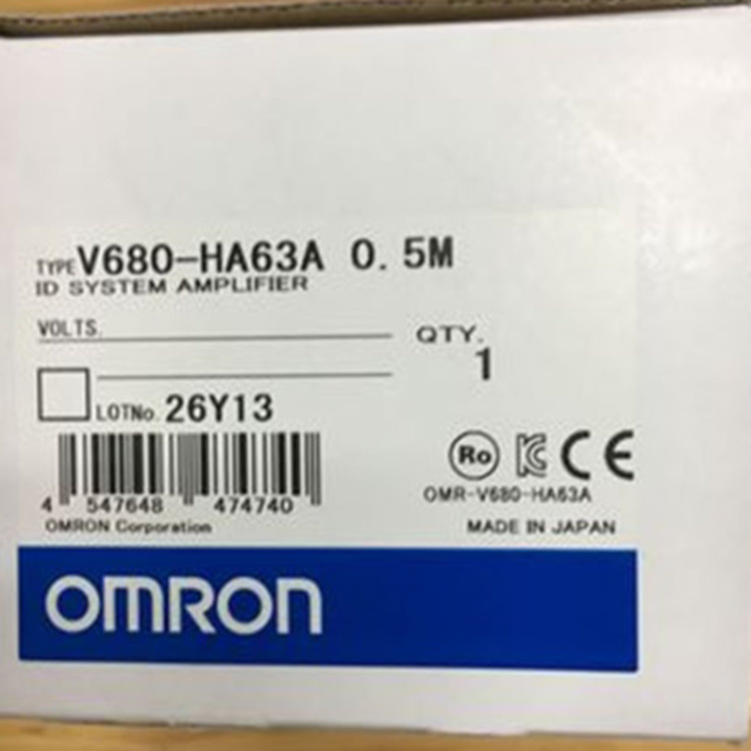 1PC Omron V680-HA63A V680HA63A 0.5M Rfid Amplifier New In Box Expedited Ship